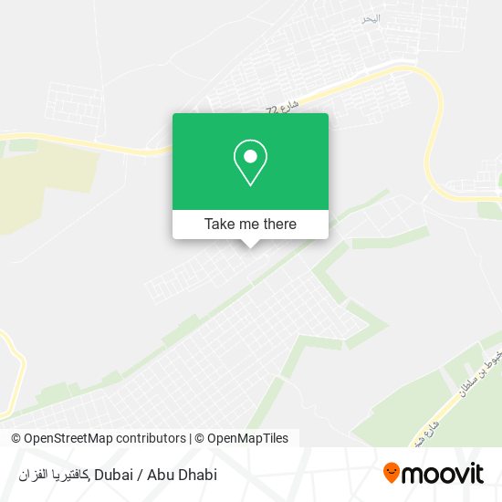 كافتيريا الفزان map