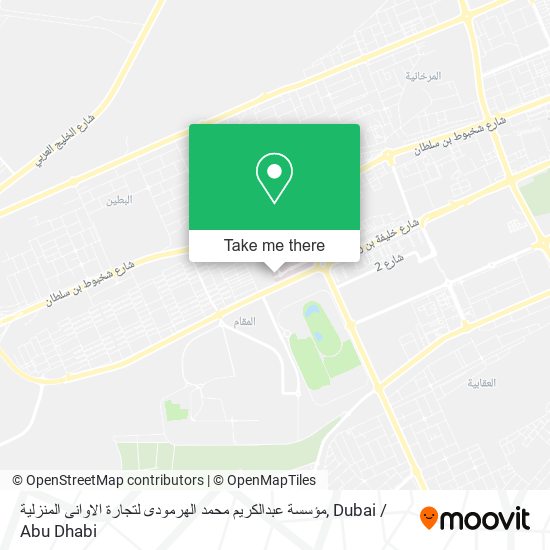 مؤسسة عبدالكريم محمد الهرمودى لتجارة الاوانى المنزلية map