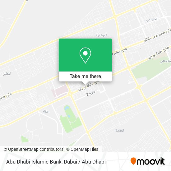 Abu Dhabi Islamic Bank map