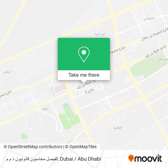 الفيصل محاسبون قانونيون ذ م م map