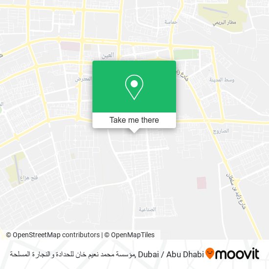 مؤسسة محمد نعيم خان للحدادة والنجارة المسلحة map