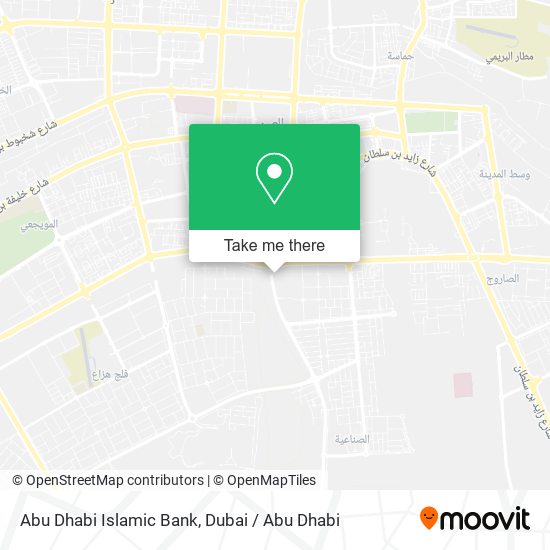 Abu Dhabi Islamic Bank map