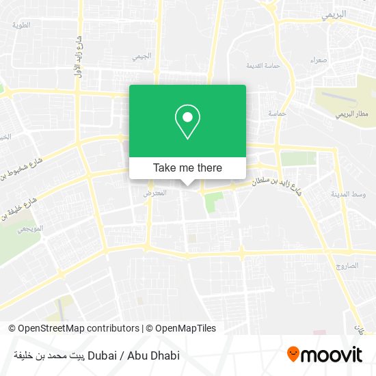 بيت محمد بن خليفة map