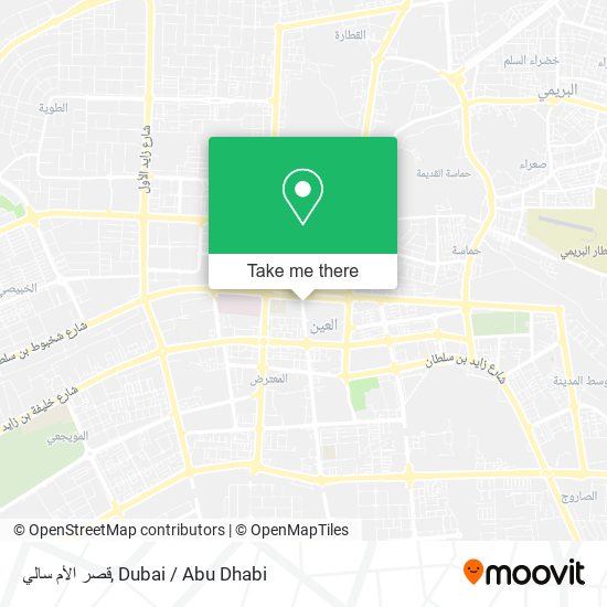 قصر الأم سالي map