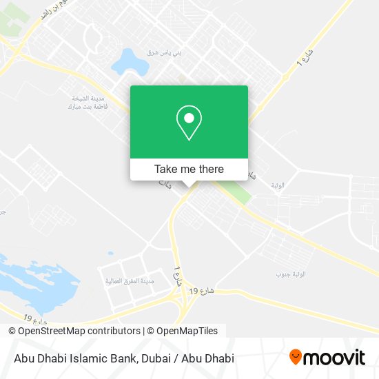 Abu Dhabi Islamic Bank map