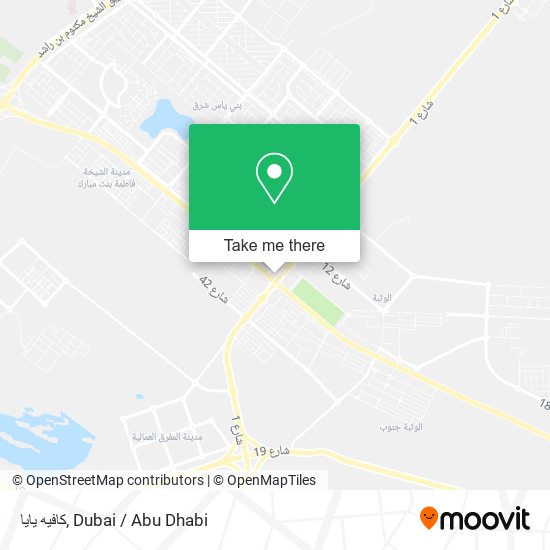 كافيه يايا map