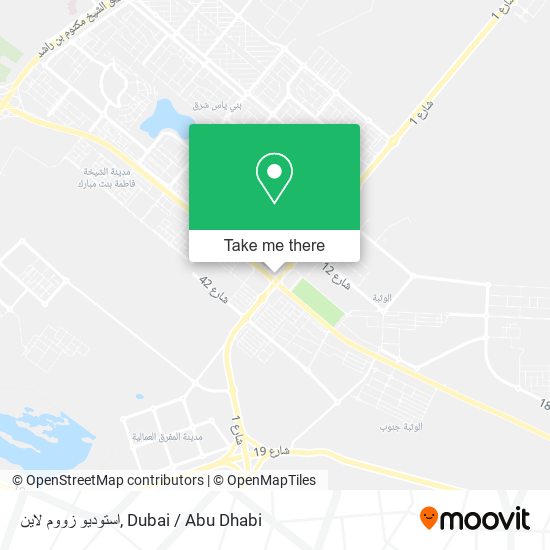 استوديو زووم لاين map