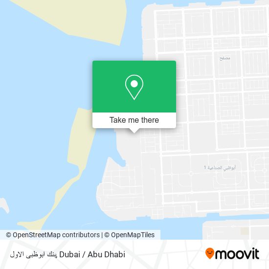 بنك ابوظبى الاول map