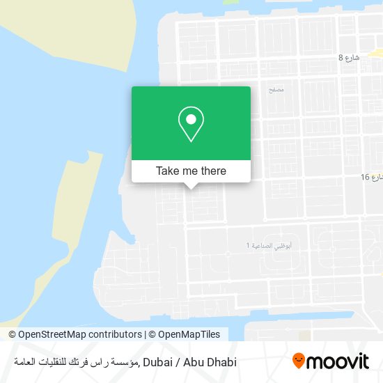 مؤسسة راس فرتك للنقليات العامة map