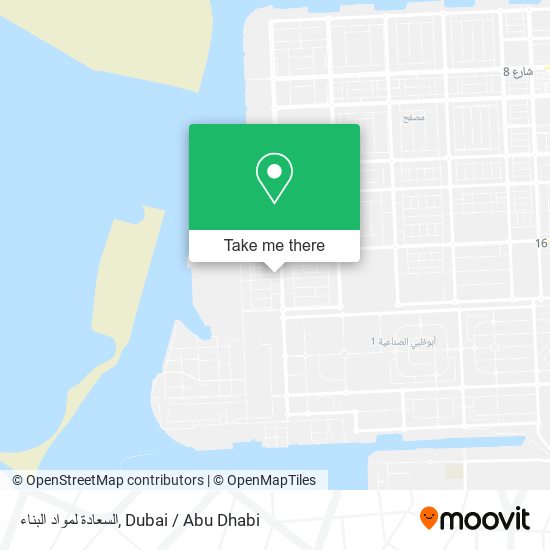 السعادة لمواد البناء map