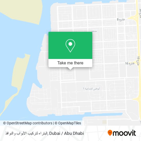 البتراء لتركيب الأبواب والنوافذ map