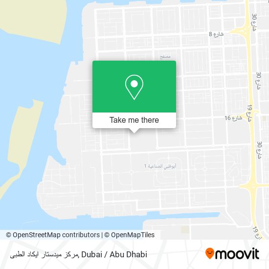 مركز ميدستار ايكاد الطبى map