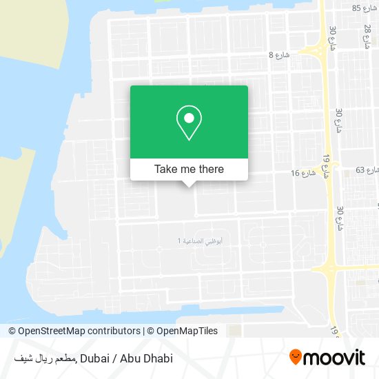 مطعم ريال شيف map