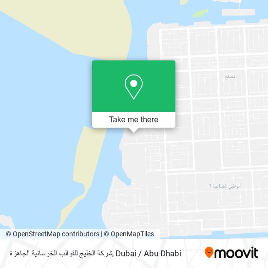 شركة الخليج للقوالب الخرسانية الجاهزة map