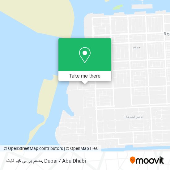 مطعم بى بى كيو نايت map