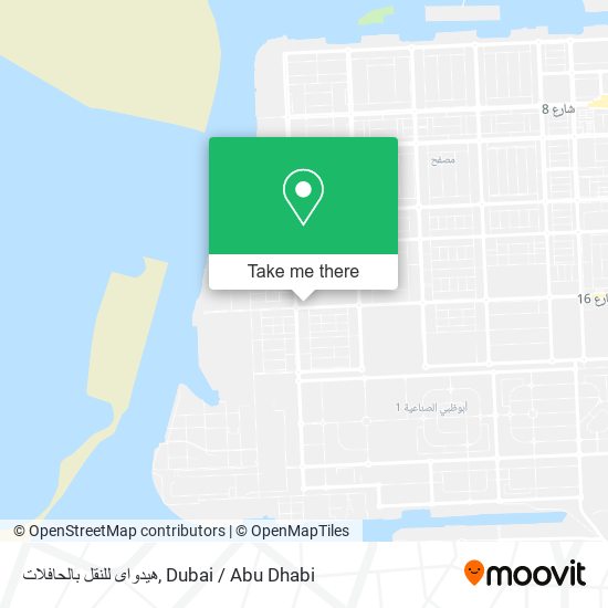 هيدواى للنقل بالحافلات map