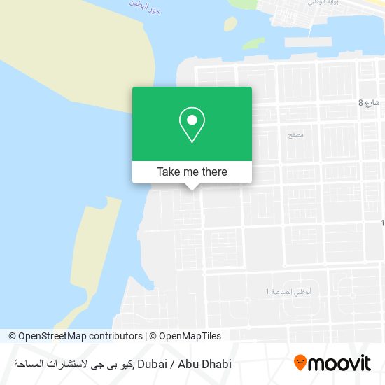 كيو بى جى لاستشارات المساحة map