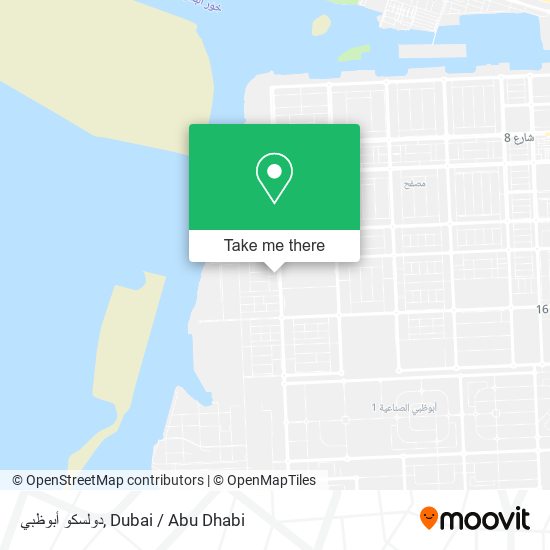 دولسكو أبوظبي map