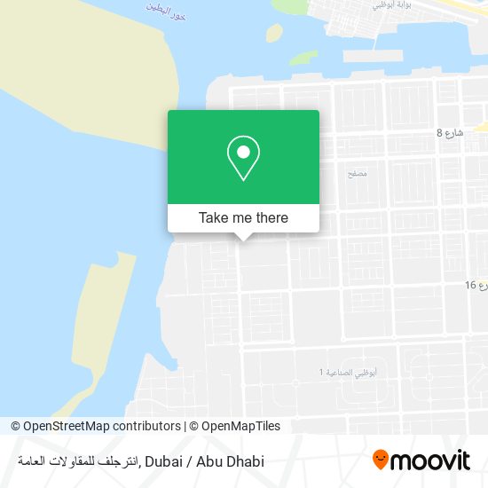 انترجلف للمقاولات العامة map