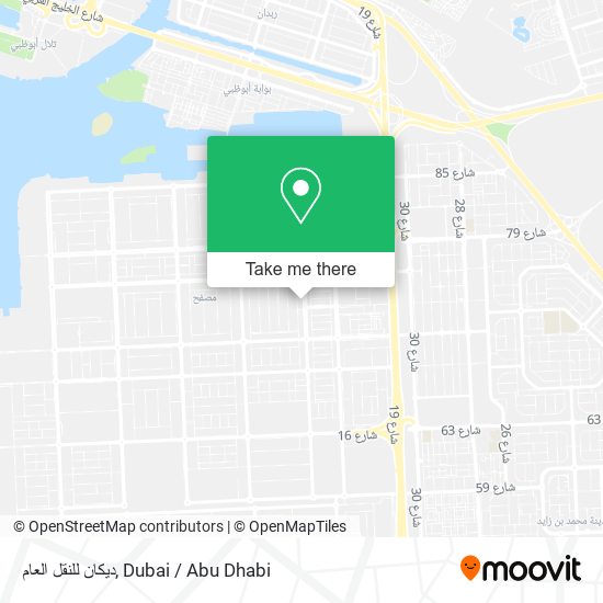 ديكان للنقل العام map