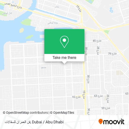 فن العمران للسقالات map