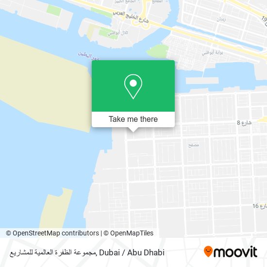 مجموعة الظفرة العالمية للمشاريع map