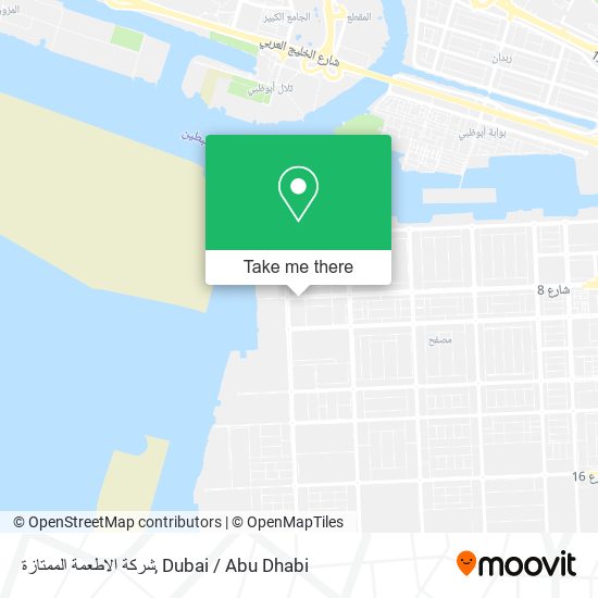 شركة الاطعمة الممتازة map