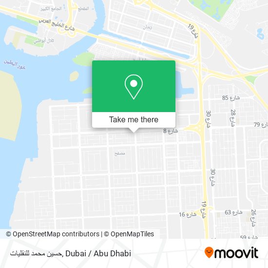 حسين محمد للنقليات map