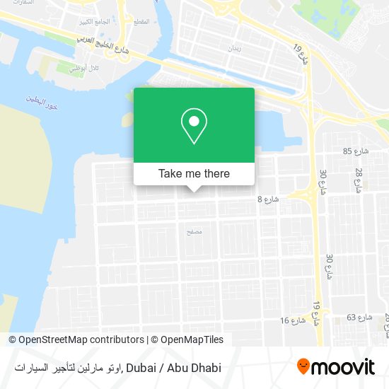 اوتو مارلين لتأجير السيارات map