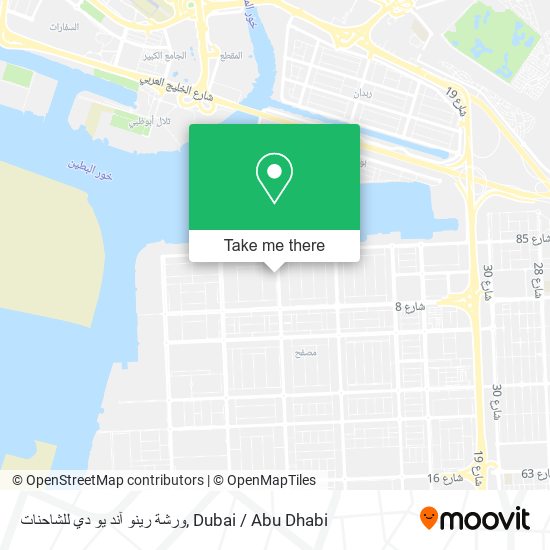 ورشة رينو آند يو دي للشاحنات map