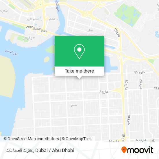 غنتوت للصناعات map