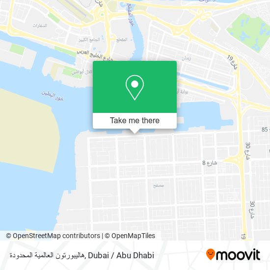 هاليبورتون العالمية المحدودة map