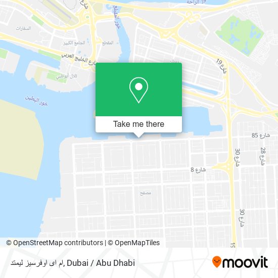 ام اى اوفرسيز ليمتد map