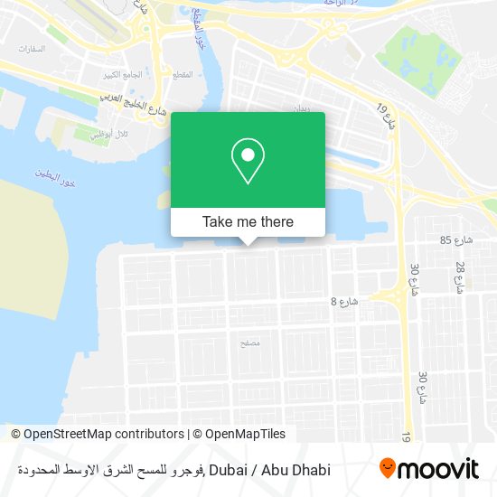 فوجرو للمسح الشرق الاوسط المحدودة map