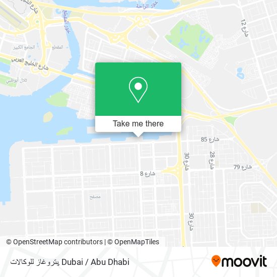 بتروغاز للوكالات map