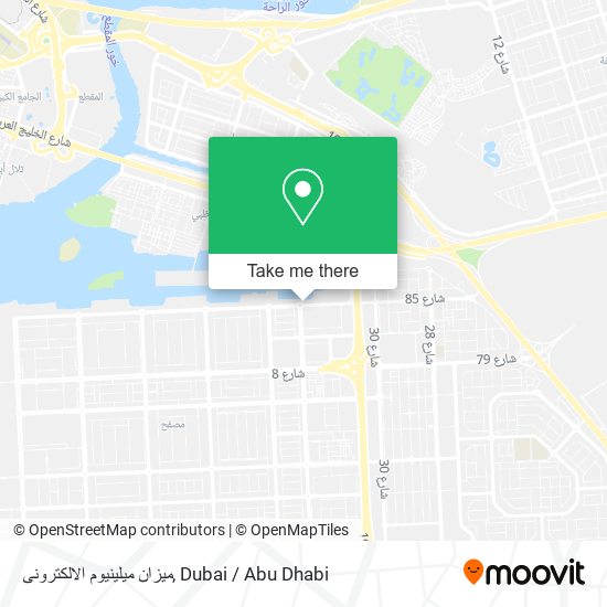 ميزان ميلينيوم الالكترونى map