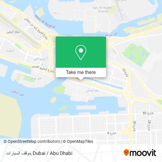 موقف السيارات map
