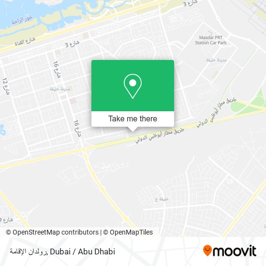 رولدان الإقامة map