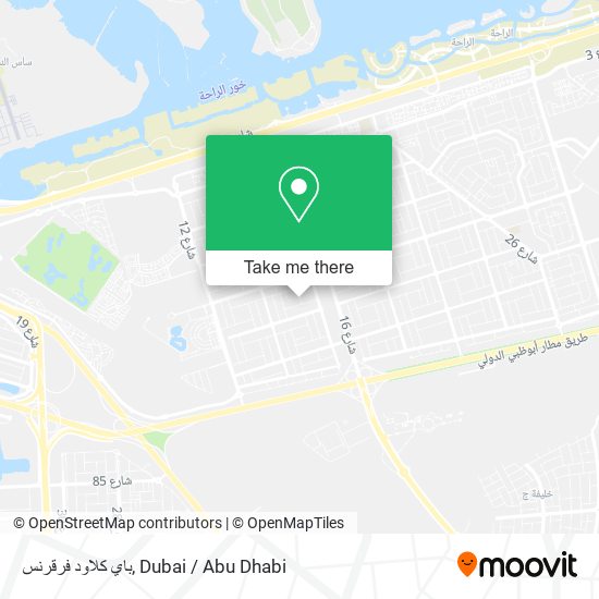 باي كلاود فرقرنس map