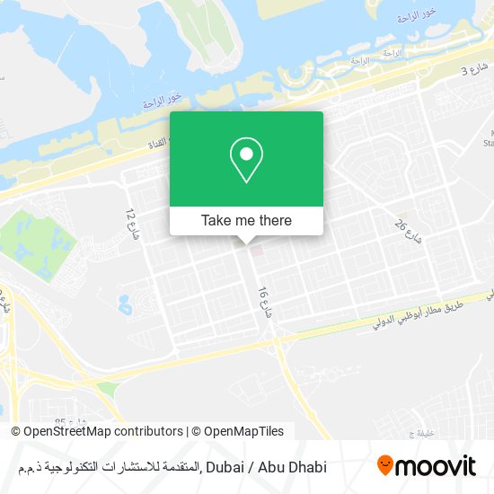 المتقدمة للاستشارات التكنولوجية ذ.م.م map