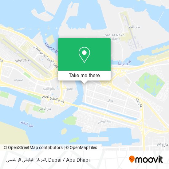 المركز اليابانى الرياضى map