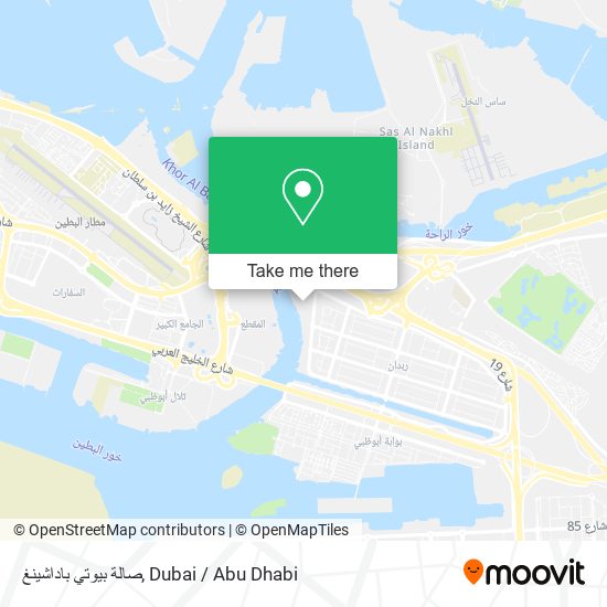 صالة بيوتي باداشينغ map