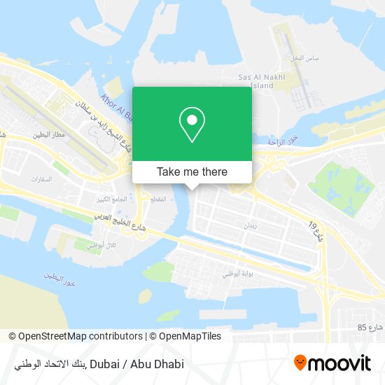 بنك الاتحاد الوطني map