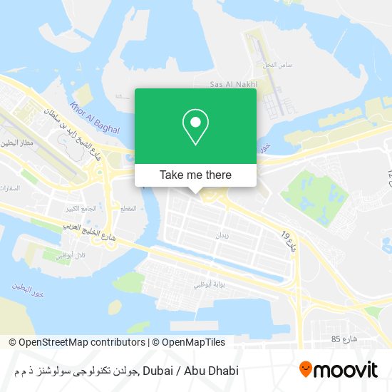جولدن تكنولوجى سولوشنز ذ م م map