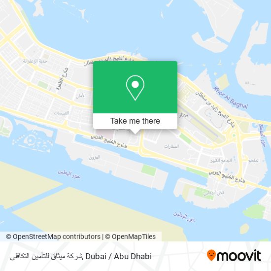 شركة ميثاق للتأمين التكافلى map