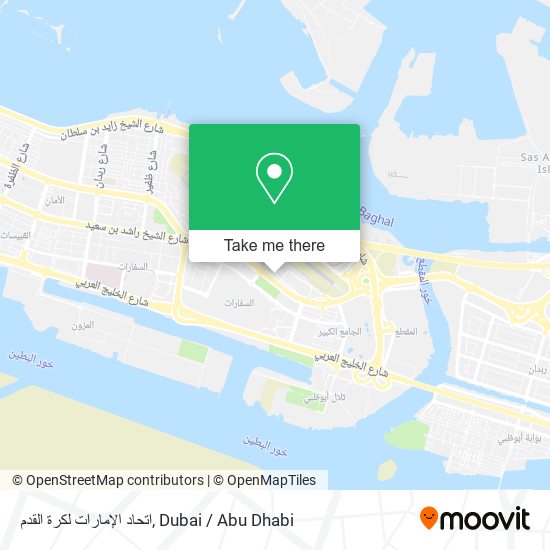 اتحاد الإمارات لكرة القدم map