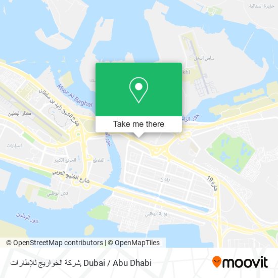 شركة الخواريج للإطارات map