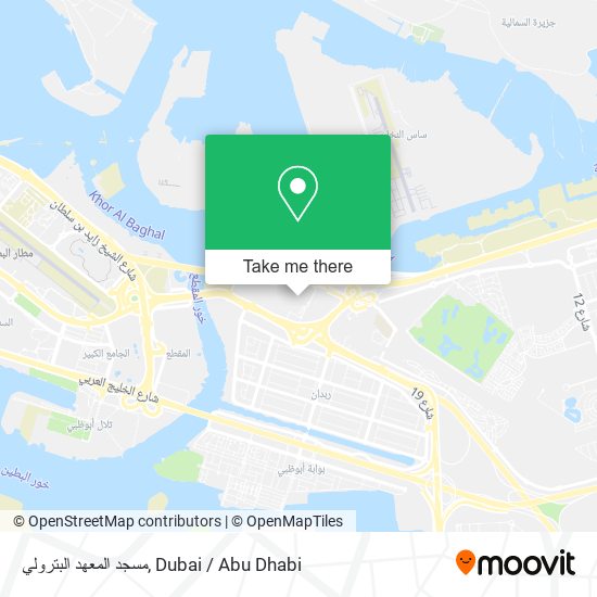 مسجد المعهد البترولي map