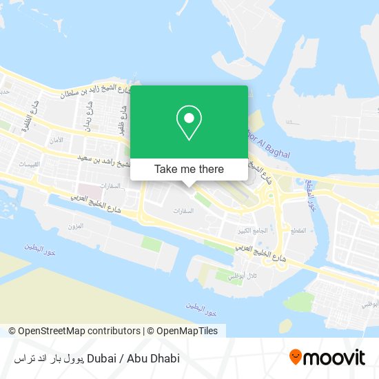 بوول بار اند تراس map