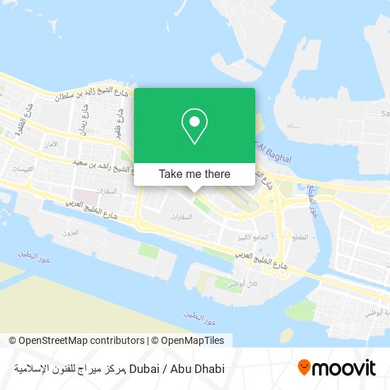 مركز ميراج للفنون الإسلامية map